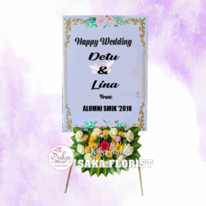 Papan Happy Wedding (250)