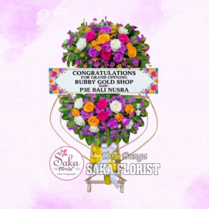 Standing Flower Krans Congratulation (sf550e)