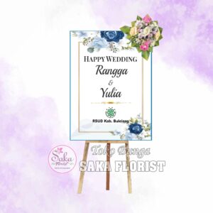Papan Happy Wedding (250c)