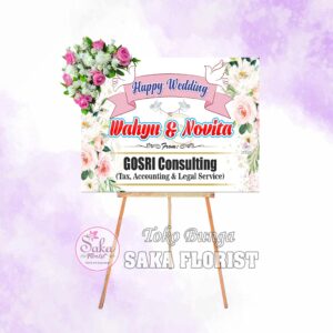 Papan Happy Wedding (250d)