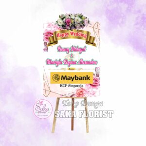 Papan Happy Wedding (250e)